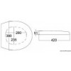 Coperchio-sedile in plastica p. TECMA Silence Plus WC  - N°2 - comptoirnautique.com