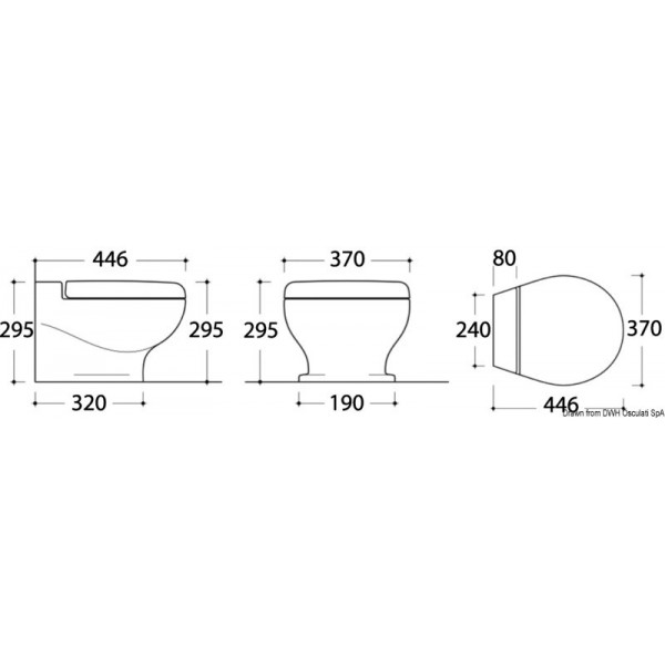 TECMA Nano 12 V electric toilet - N°2 - comptoirnautique.com 