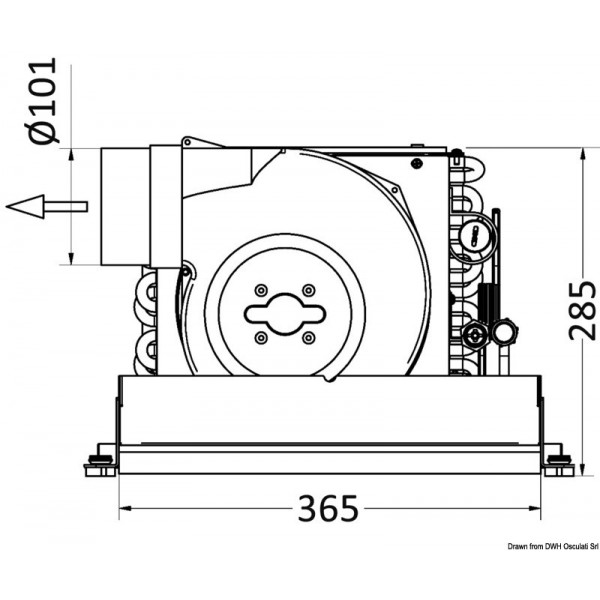 CLIMMA A 220 V 8000 Btu/h climatizzatore marino - N°4 - comptoirnautique.com