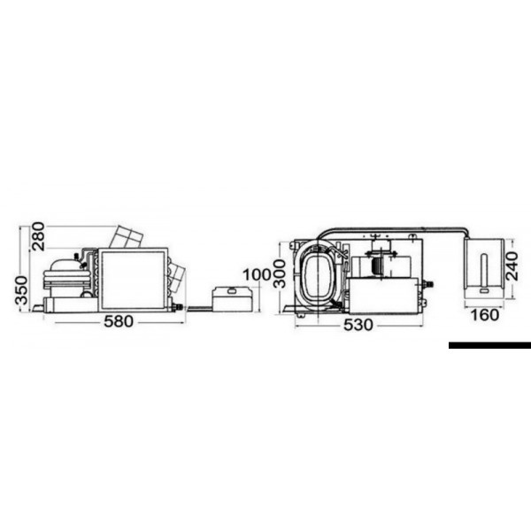 Climatisateur marin CLIMMA A 220 V 9000 Btu/h  - N°2 - comptoirnautique.com