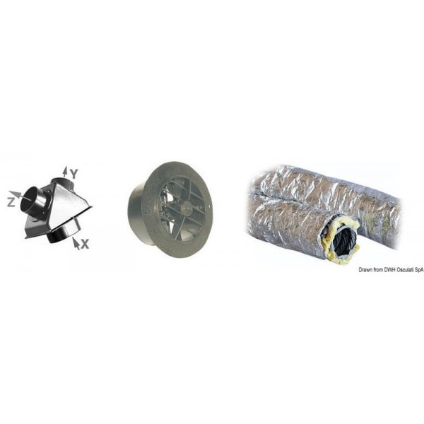 Kit di accessori per la seconda uscita dell'aria B - N°1 - comptoirnautique.com
