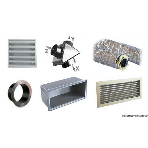 Kit accessori per la seconda uscita dell'aria C - N°1 - comptoirnautique.com