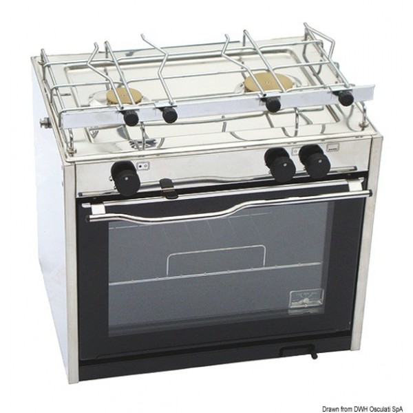 FogãoTECHIMPEX Forno compacto de 2 bicos - N°1 - comptoirnautique.com