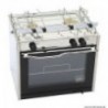 TECHIMPEX Cucina compatta a 2 fuochi con forno