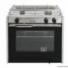 Cucina a 2 fuochi con forno TECHIMPEX XL2