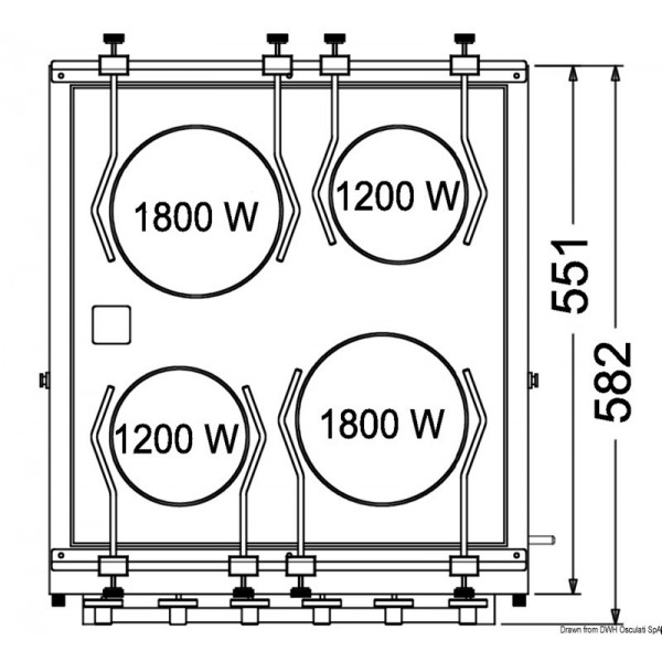 Cuisinière électrique   four  - N°2 - comptoirnautique.com