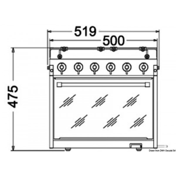 Cuisinière électrique   four  - N°3 - comptoirnautique.com