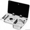 Piano cottura a 1 fuoco - coperchio in vetro fumé destro - N°1 - comptoirnautique.com