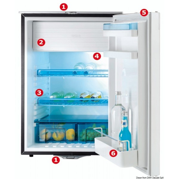 Kühlschrank WAECO Dometic CRX140 136 l 12/24 V  - N°2 - comptoirnautique.com