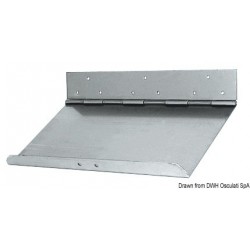 Paar Edelstahlklappen 120x23cm