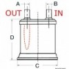 Silencieux resine verre 63mm  - N°2 - comptoirnautique.com