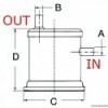 Silencieux resine verre évacuation laterale 40 mm  - N°2 - comptoirnautique.com 