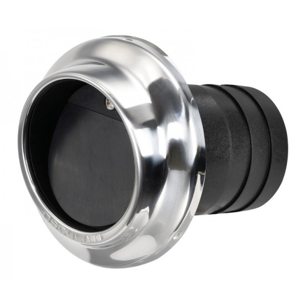 Terminale di scarico da 50 mm in tecnopolimero e acciaio inox - N°1 - comptoirnautique.com