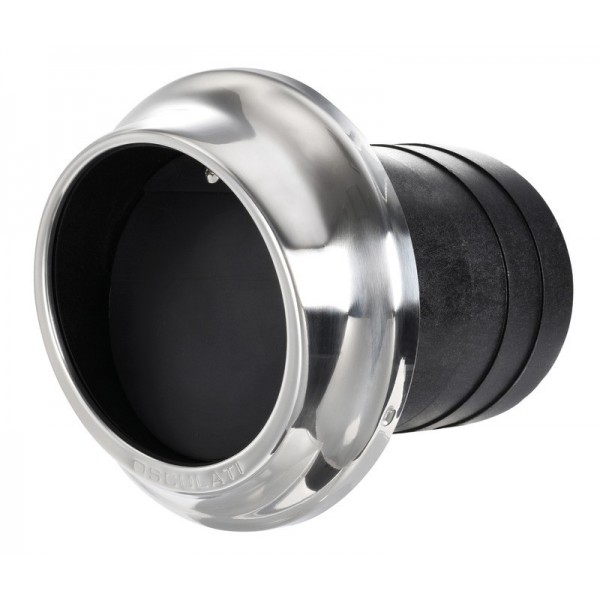 Terminale di scarico da 90 mm in tecnopolimero e acciaio inox - N°1 - comptoirnautique.com