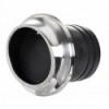 Terminale di scarico da 100 mm in tecnopolimero e acciaio inox - N°1 - comptoirnautique.com