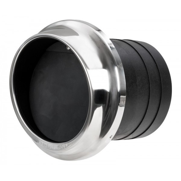 Terminale di scarico in tecnopolimero e acciaio inox da 125 mm - N°1 - comptoirnautique.com