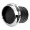 Terminale di scarico in tecnopolimero e acciaio inox da 125 mm