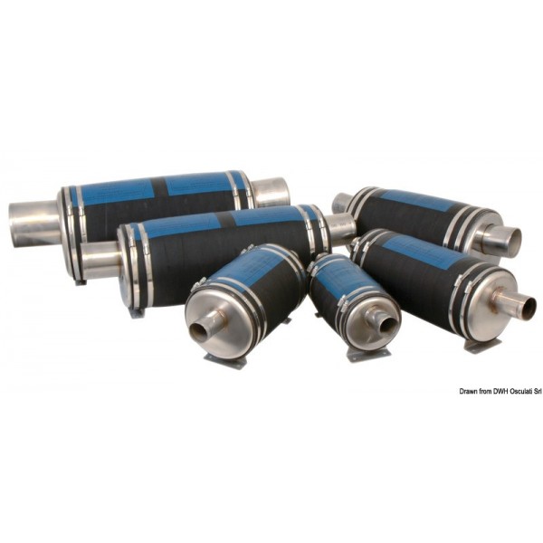 Silenziatore di scarico Ø 45 mm - N°1 - comptoirnautique.com