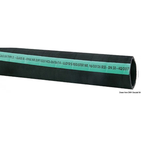Tubo di scarico RINa LLOYD 40x50 mm - N°1 - comptoirnautique.com