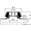 Antivibrationslager Edelstahl 200 kg - N°2 - comptoirnautique.com