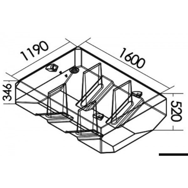 dimensions Réservoir de carburant 767 Litres - N°2 - comptoirnautique.com