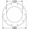 Trampilla de inspección negra para el depósito de combustible - N°2 - comptoirnautique.com