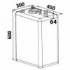 dimensions Réservoir de carburant essence en polyéthylène réticulé 70 Litres - N°1 - comptoirnautique.com