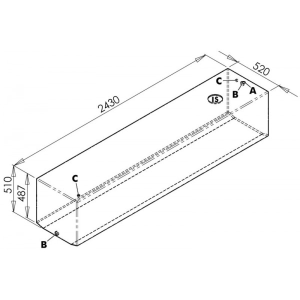 Serbatoio rigido per l'acqua dolce - 600 L - N°2 - comptoirnautique.com