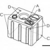 Horizontal rigid drinking water tank 172l - N°2 - comptoirnautique.com