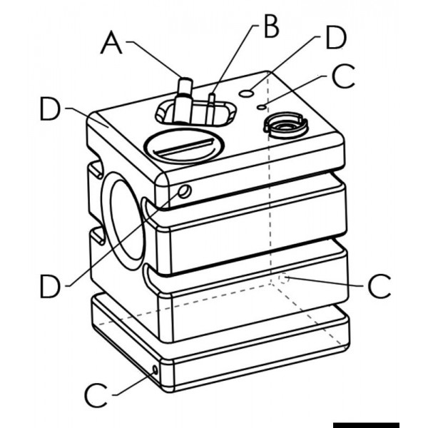 Depósito vertical rígido modular de agua potable 170l - N°2 - comptoirnautique.com 