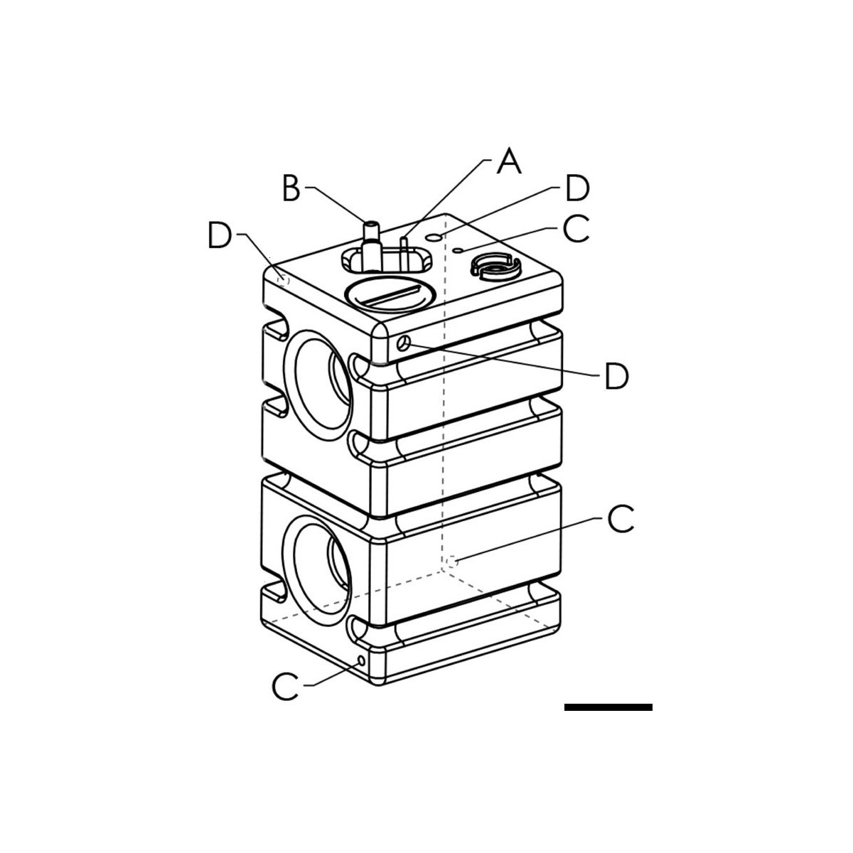 Réservoir Eau Potable Rigide OSCULATI 70 Litres - Polyéthylène, 700x400x260 Mm - Pour Bateau, Camping-Car, Ou Stockage