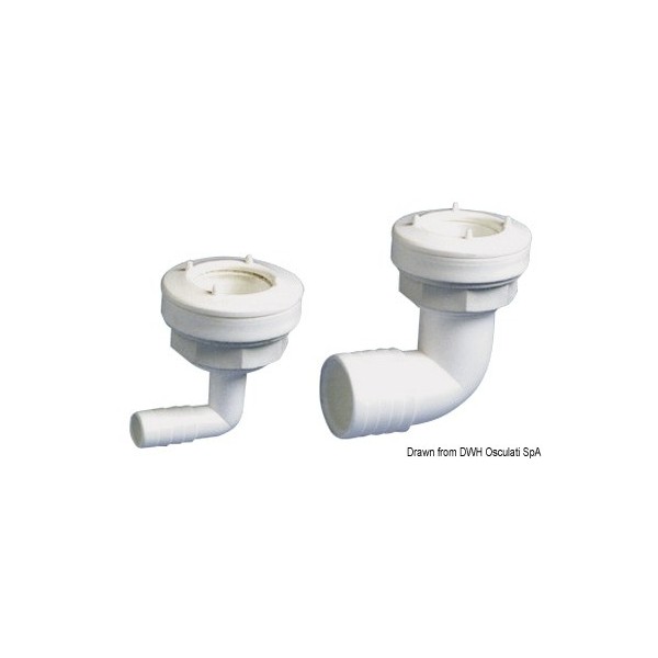 Conector de mangueira de 90° de 15 mm - N°1 - comptoirnautique.com 