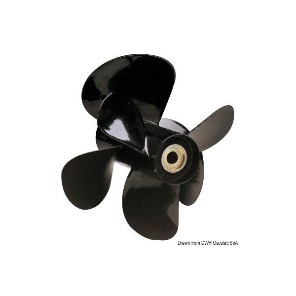 Elica in alluminio Volvo Penta DP280/290 B6 - N°1 - comptoirnautique.com