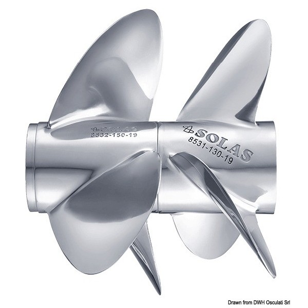 Volvo Penta DP280/290 C3 aluminum propeller - N°1 - comptoirnautique.com