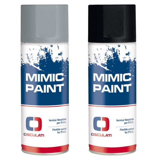 MIMIC PAINT Sprayfarbe schwarz RAL 9005 400ml - N°1 - comptoirnautique.com 