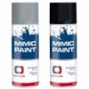 Peinture Spray MIMIC PAINT noir RAL 9005 400ml  - N°1 - comptoirnautique.com 