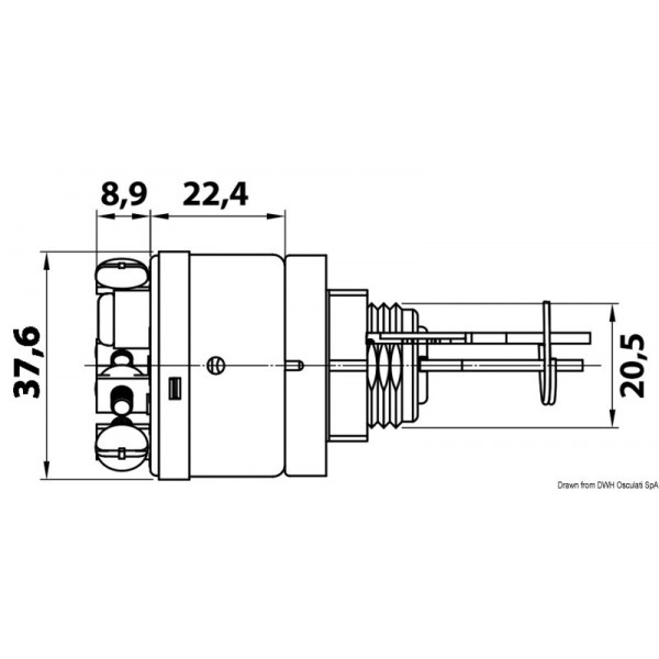 Chiave di avviamento dello starter a pressione pJOHNSON/EVINRUDE - N°2 - comptoirnautique.com