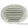 Stainless steel oval ventilation grille - 116 x 128 mm