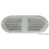 - Rejilla de ventilación ovalada de acero inoxidable 235 x 118 mm