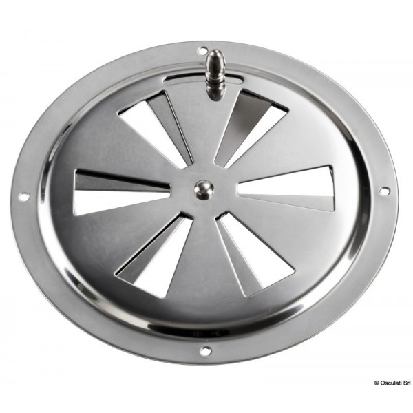 - Aireador circular de acero inoxidable + mosquitera Ø 102 mm - N°1 - comptoirnautique.com