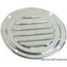 Grelha de ventilação circular em aço inoxidável polido de Ø 63 mm