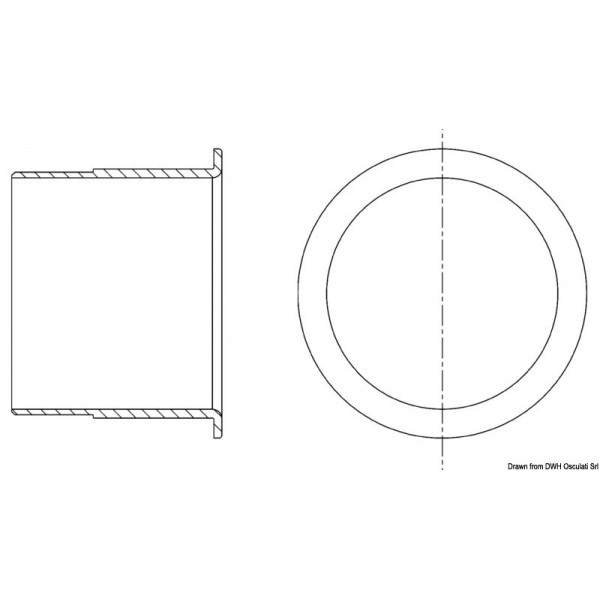 Connettore diritto p. 5330180/181 - N°2 - comptoirnautique.com