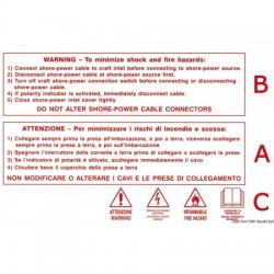 Autocolante de prevenção