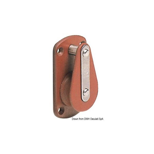 Puleggia singola Tufnol HYE LB 8x30mm  - N°1 - comptoirnautique.com