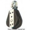 Puleggia singola fissa/rotante con cuscinetti a sfera 6x22mm