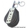 U 6x22mm single fixed/turning ball-bearing pulley - N°1 - comptoirnautique.com