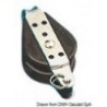 Puleggia con cuscinetto a sfere singolo fisso e ghiera 8x28 mm