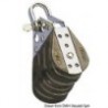 Puleggia a triplo cuscinetto a sfera con grillo 10x38 mm