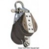 Puleggia a sfere a tre grilli con anello 10x38 mm