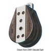 Puleggia a sfere piatte f. Ponte 8x28 - N°1 - comptoirnautique.com